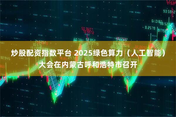 炒股配资指数平台 2025绿色算力（人工智能）大会在内蒙古呼和浩特市召开